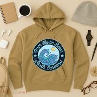 North Myrtle Beach Sc South Carolina Souvenir Nautical Surfe Hoodie thumb 3