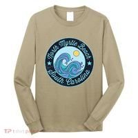 North Myrtle Beach Sc South Carolina Souvenir Nautical Surfe Long Sleeve Shirt thumb 0