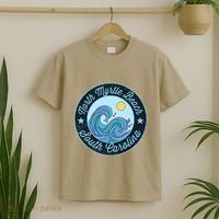 North Myrtle Beach Sc South Carolina Souvenir Nautical Surfe T-Shirt thumb 2