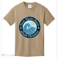 North Myrtle Beach Sc South Carolina Souvenir Nautical Surfe Kids T-Shirt thumb 0