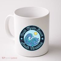 North Myrtle Beach Sc South Carolina Souvenir Nautical Surfe Coffee Mug thumb 0
