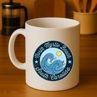 North Myrtle Beach Sc South Carolina Souvenir Nautical Surfe Coffee Mug thumb 4