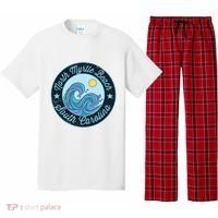 North Myrtle Beach Sc South Carolina Souvenir Nautical Surfe Pajama Set thumb 0