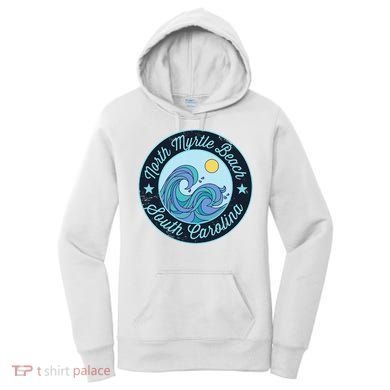 North Myrtle Beach Sc South Carolina Souvenir Nautical Surfe Women's Hoodie