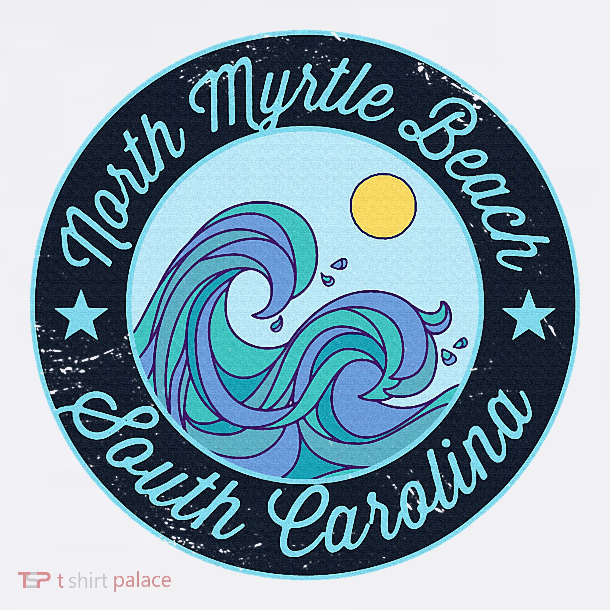 North Myrtle Beach Sc South Carolina Souvenir Nautical Surfe Women's Hoodie