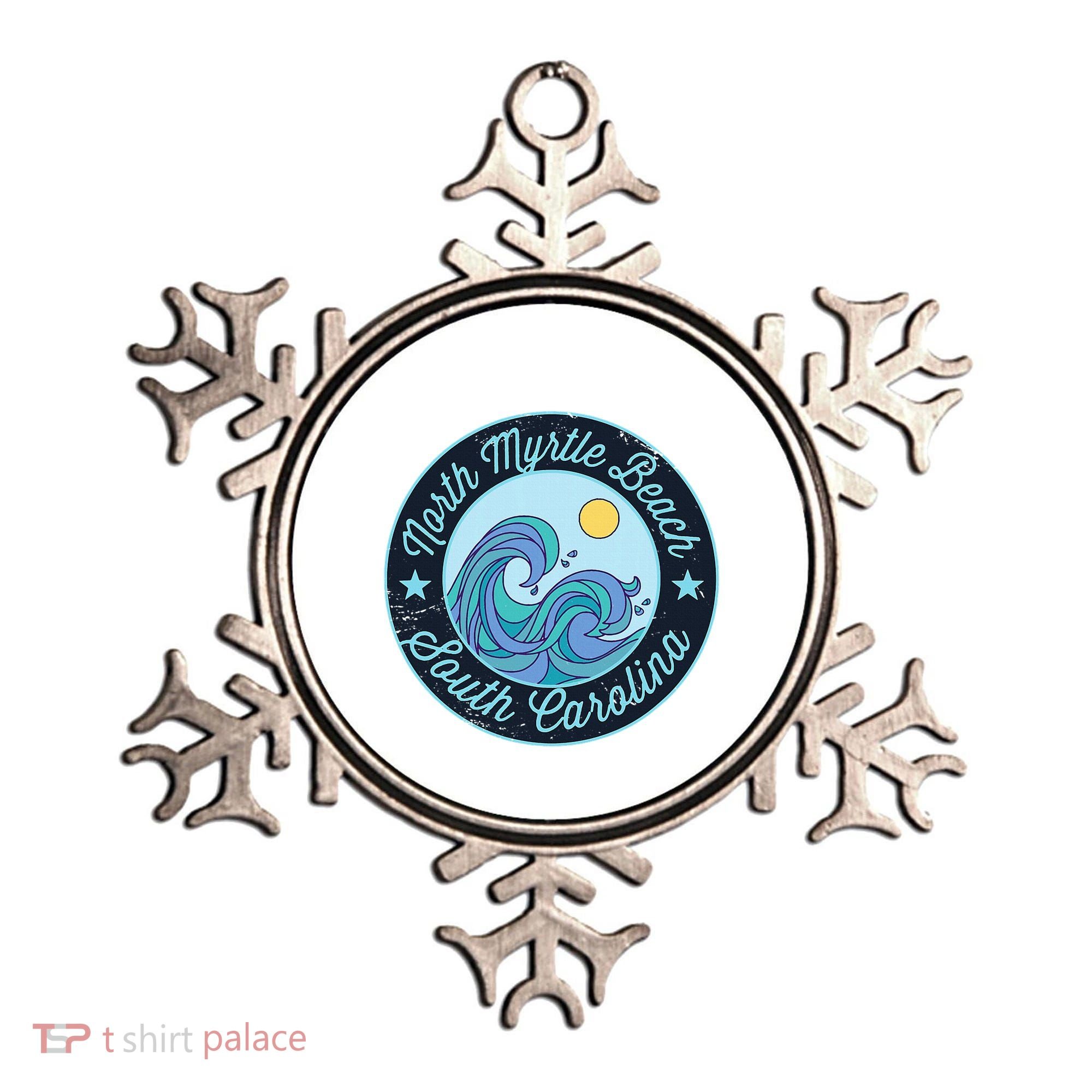 North Myrtle Beach Sc South Carolina Souvenir Nautical Surfe Ornament