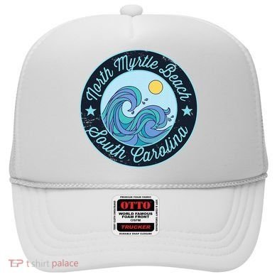 North Myrtle Beach Sc South Carolina Souvenir Nautical Surfe Hat