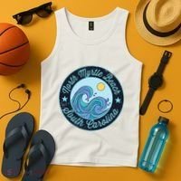 North Myrtle Beach Sc South Carolina Souvenir Nautical Surfe Tank Top thumb 4