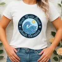 North Myrtle Beach Sc South Carolina Souvenir Nautical Surfe Women's T-Shirt thumb 2