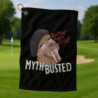 Nasty Myth Busted Golf Towel thumb 1