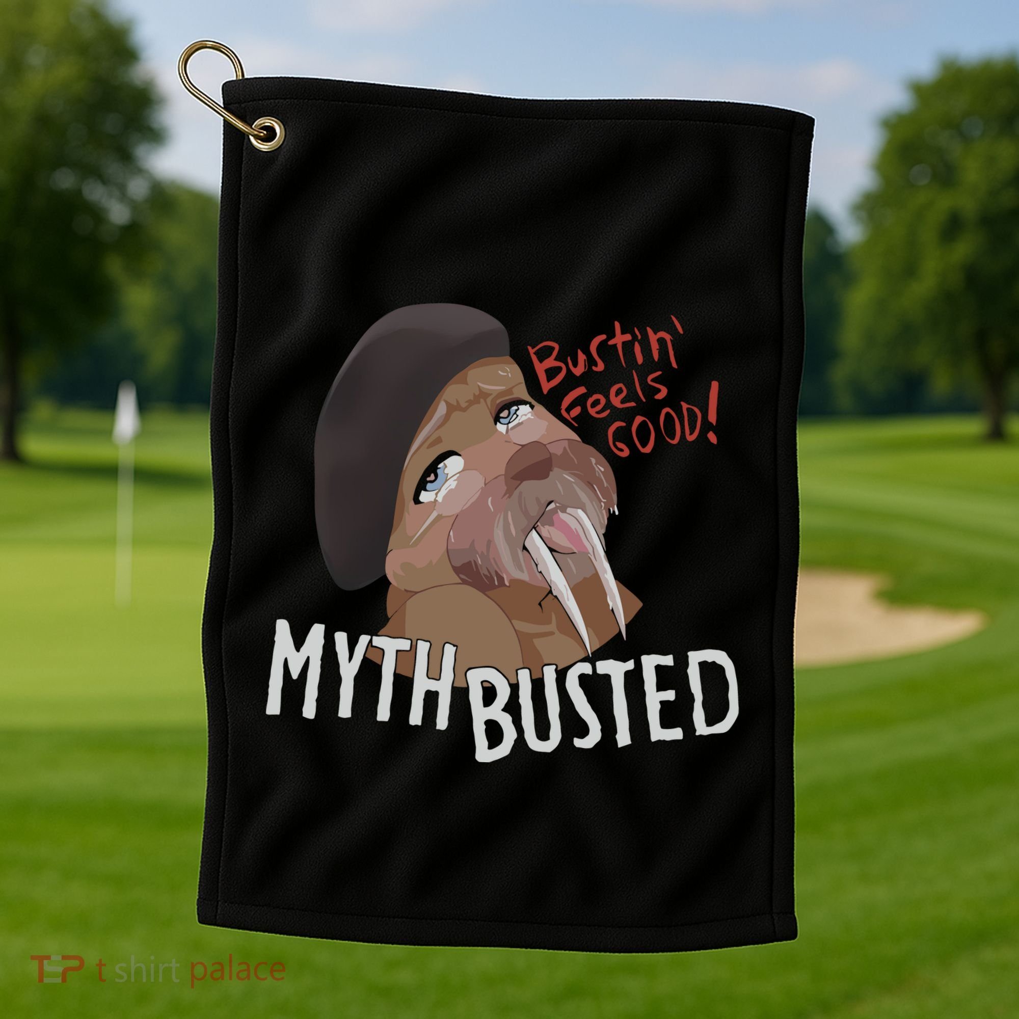 Nasty Myth Busted Golf Towel