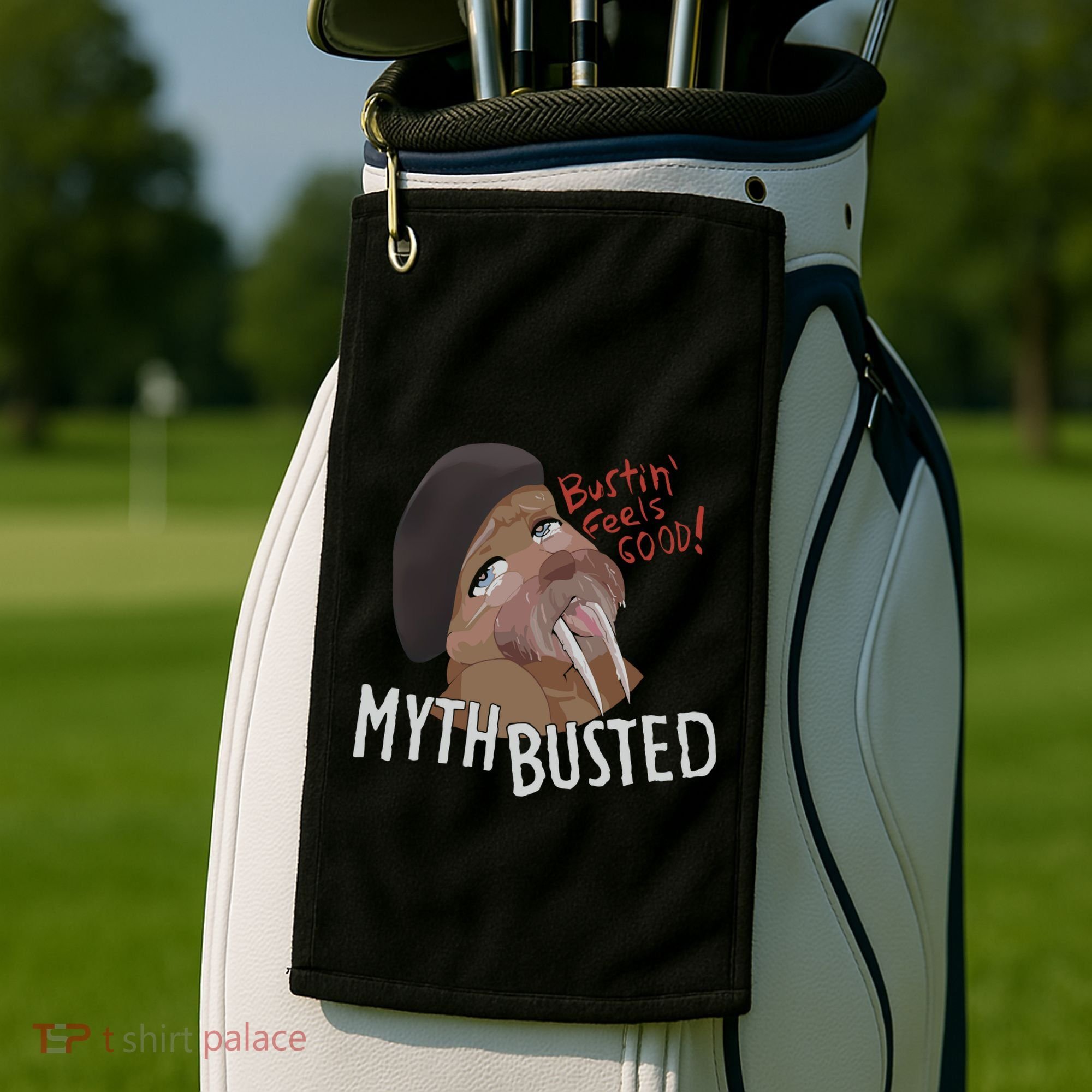 Nasty Myth Busted Golf Towel