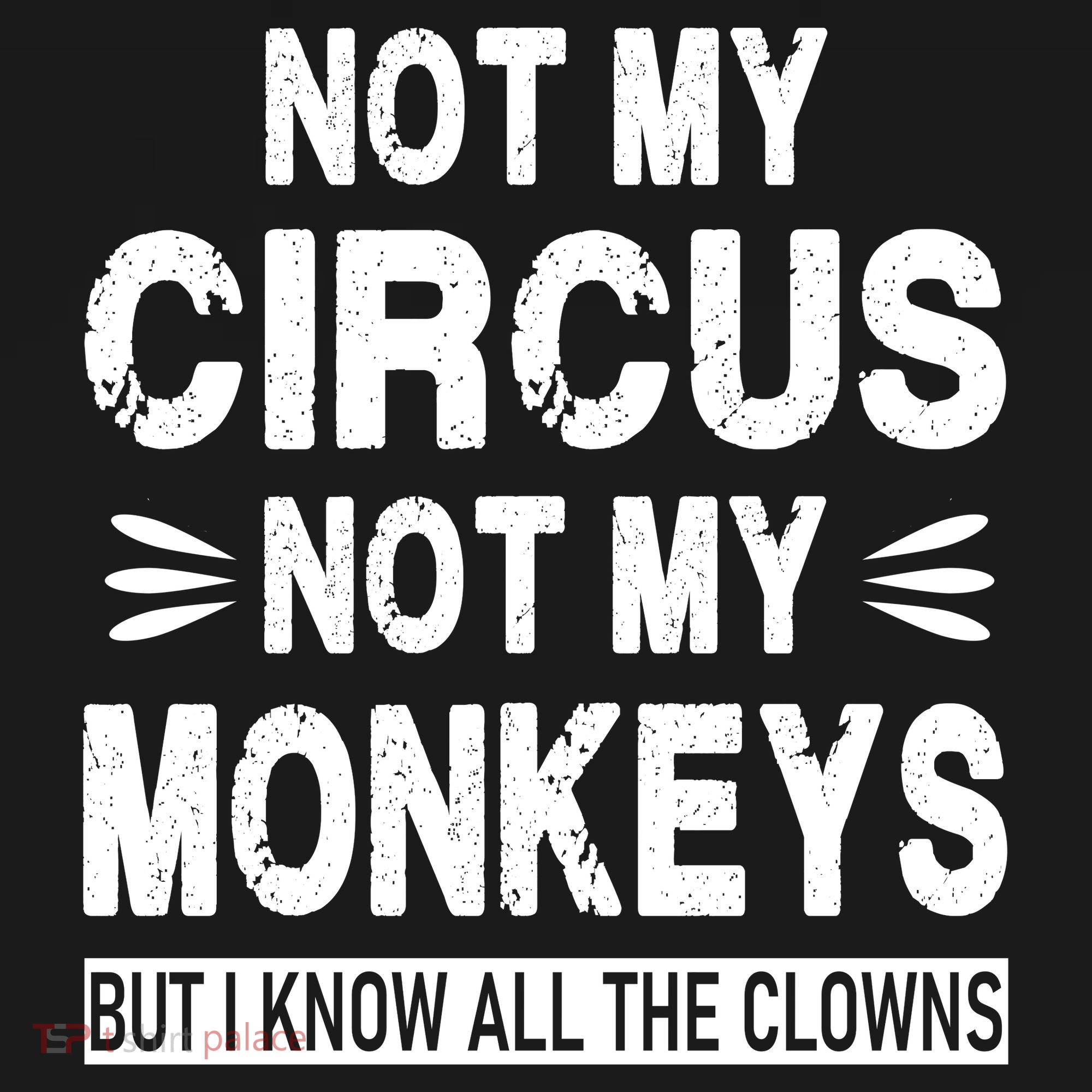 Not My Circus. Not My Monkeys. But I Know All The Clowns Women's Tank Top