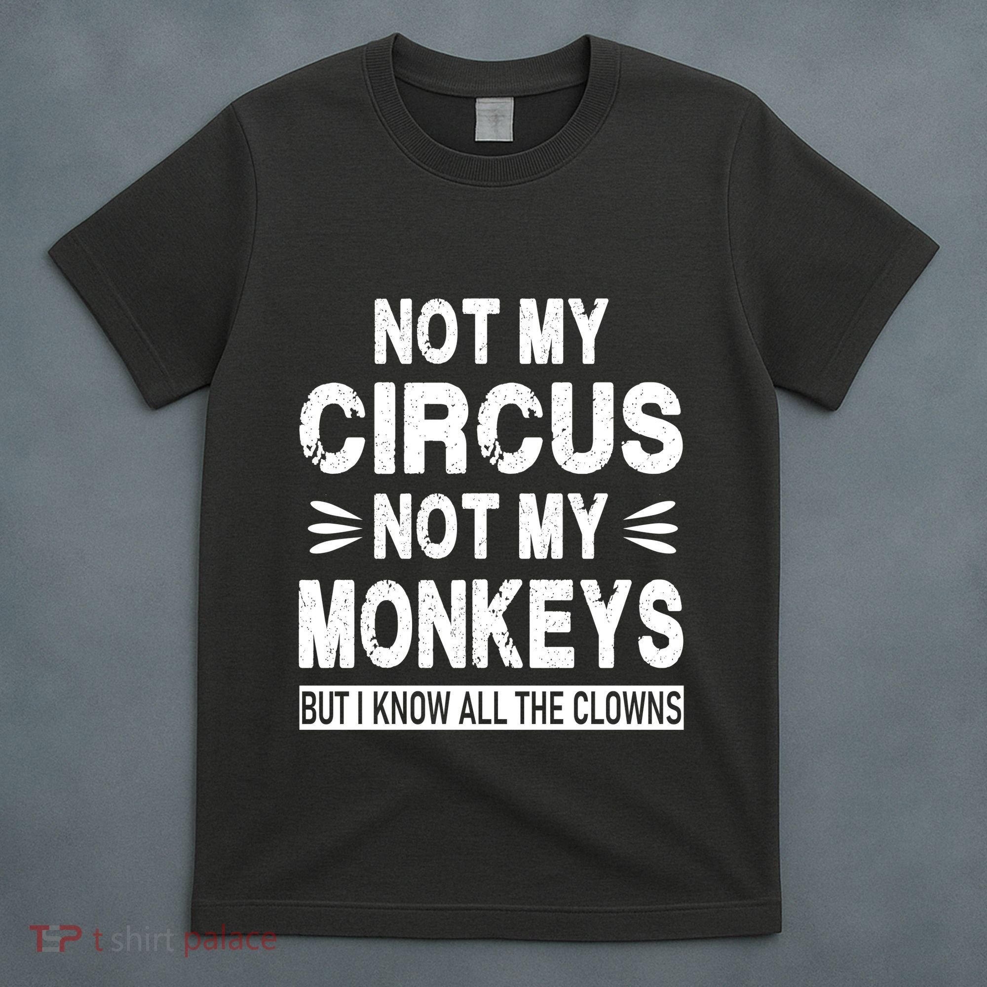 Not My Circus. Not My Monkeys. But I Know All The Clowns T-Shirt