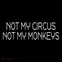 Not My Circus Not My Monkeys Sarcasm Fun Kids Sweatshirt thumb 2