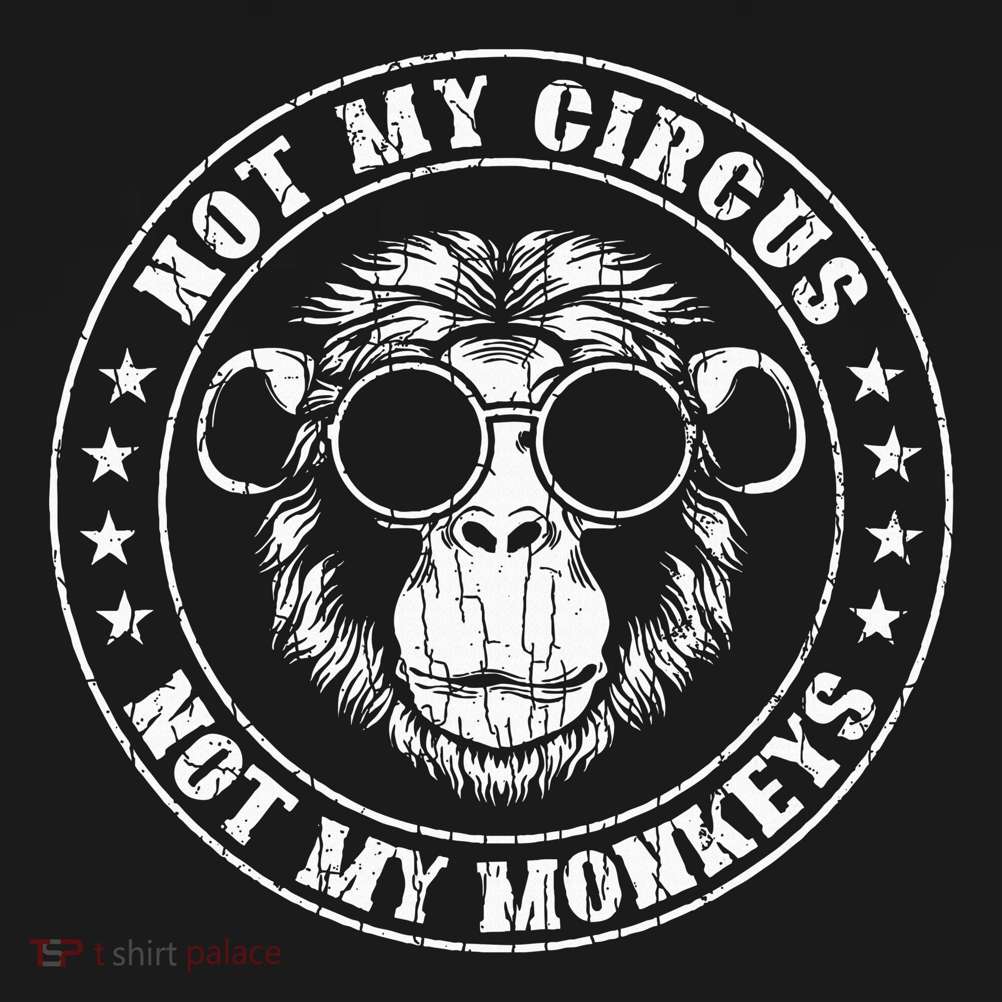 Not My Circus Monkeys Funny Monkey Animal Lover Graphic Women's Hoodie