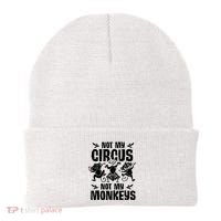 Not My Circus Not My Monkeys Saying Animal Lover Monkey Beanie thumb 0