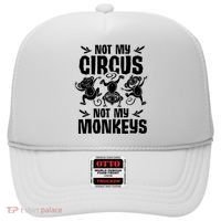 Not My Circus Not My Monkeys Saying Animal Lover Monkey Hat thumb 0