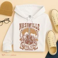 Nashville Music City Tennessee Guitar Hoodie thumb 4