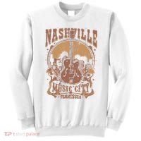 Nashville Music City Tennessee Guitar Sweatshirt thumb 0