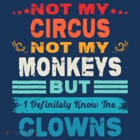 Not My Circus Not My Monkeys But I Definitely Know The Clown Women's Tank Top thumb 5