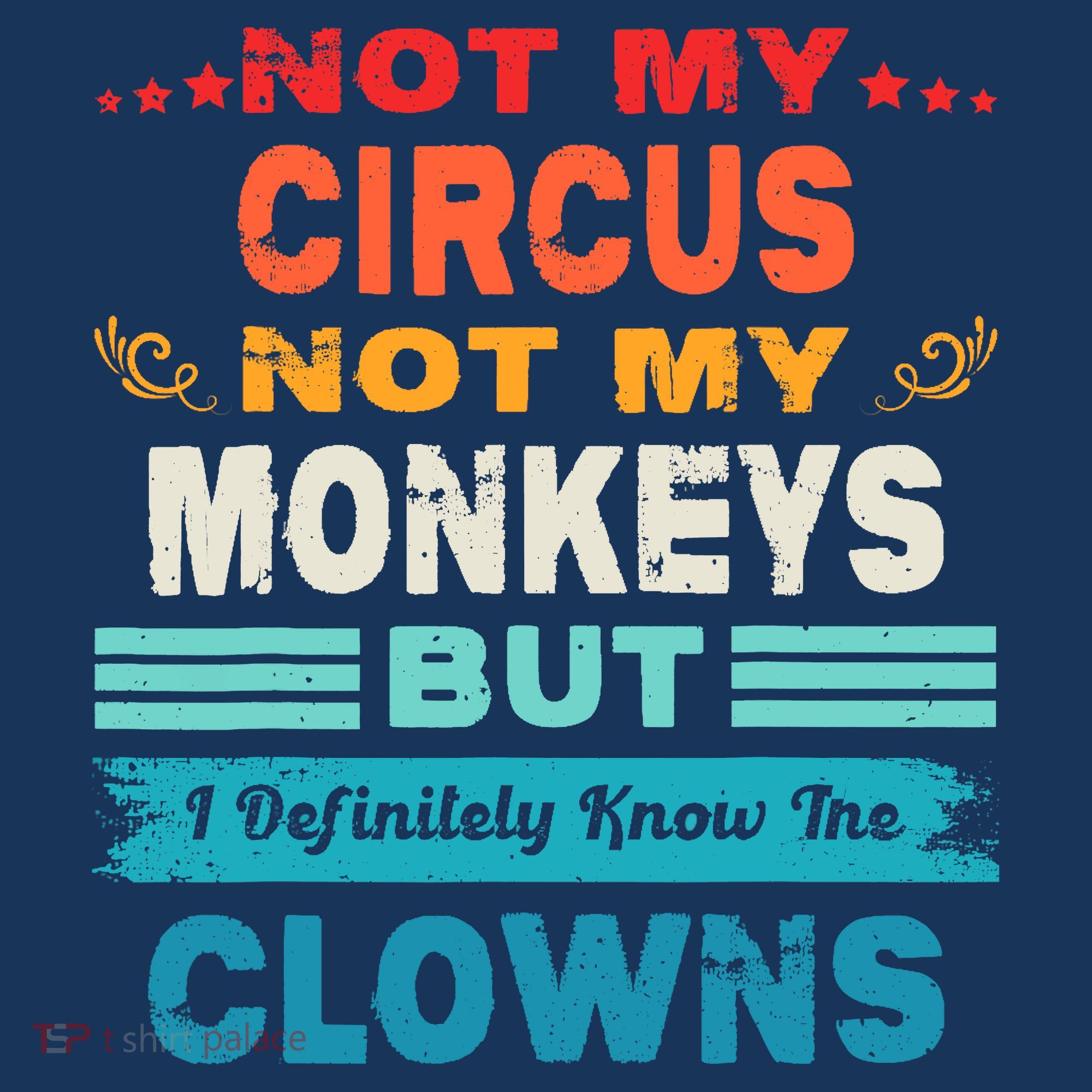 Not My Circus Not My Monkeys But I Definitely Know The Clown Women's Tank Top