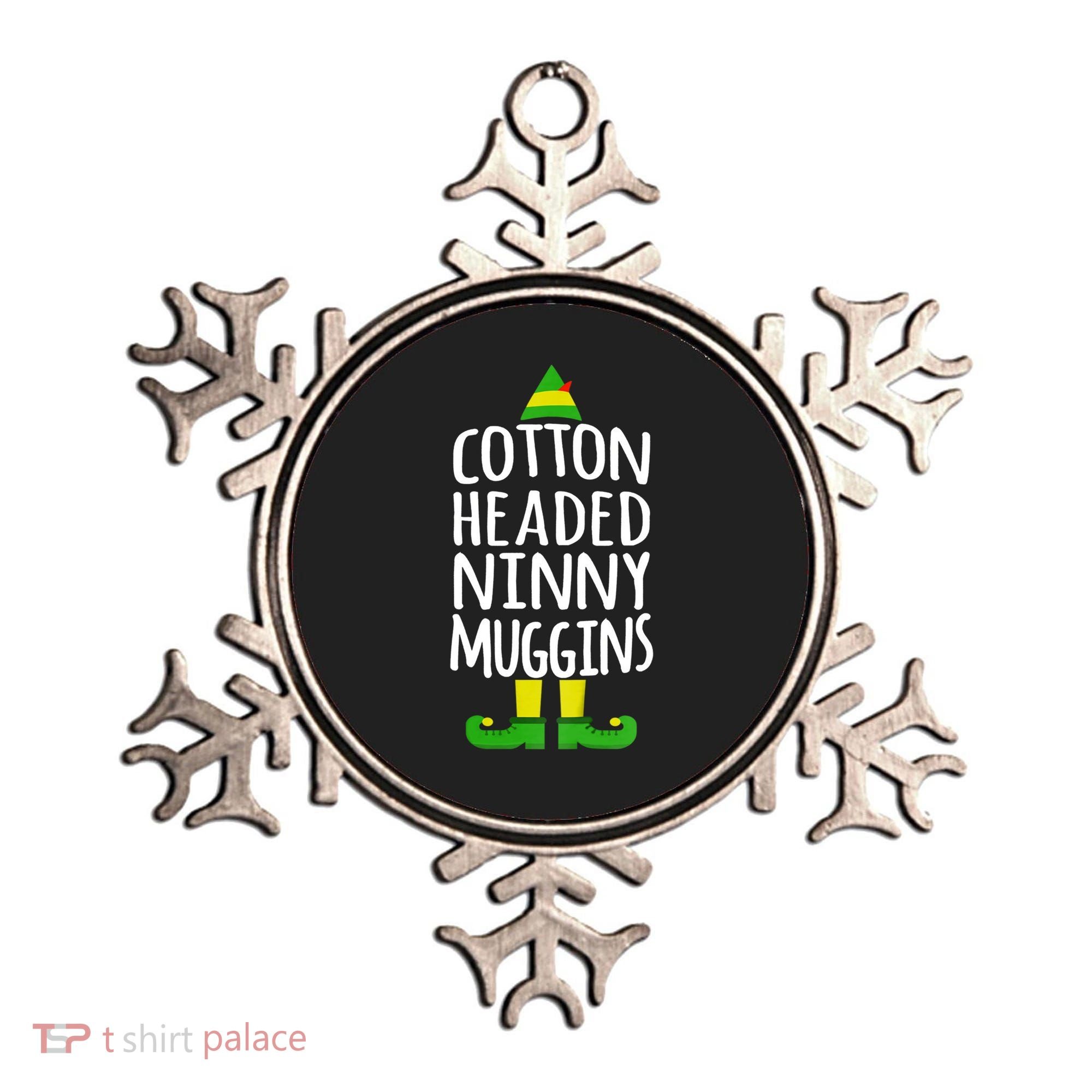 Ninny Muggins! Cotton Headed Funny Christmas Cool Gift Ornament