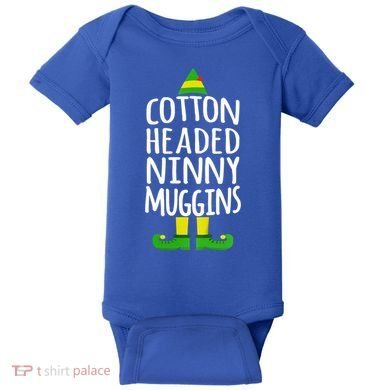 Ninny Muggins! Cotton Headed Funny Christmas Cool Gift Baby Bodysuit