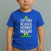 Ninny Muggins! Cotton Headed Funny Christmas Cool Gift Toddler T-Shirt thumb 2