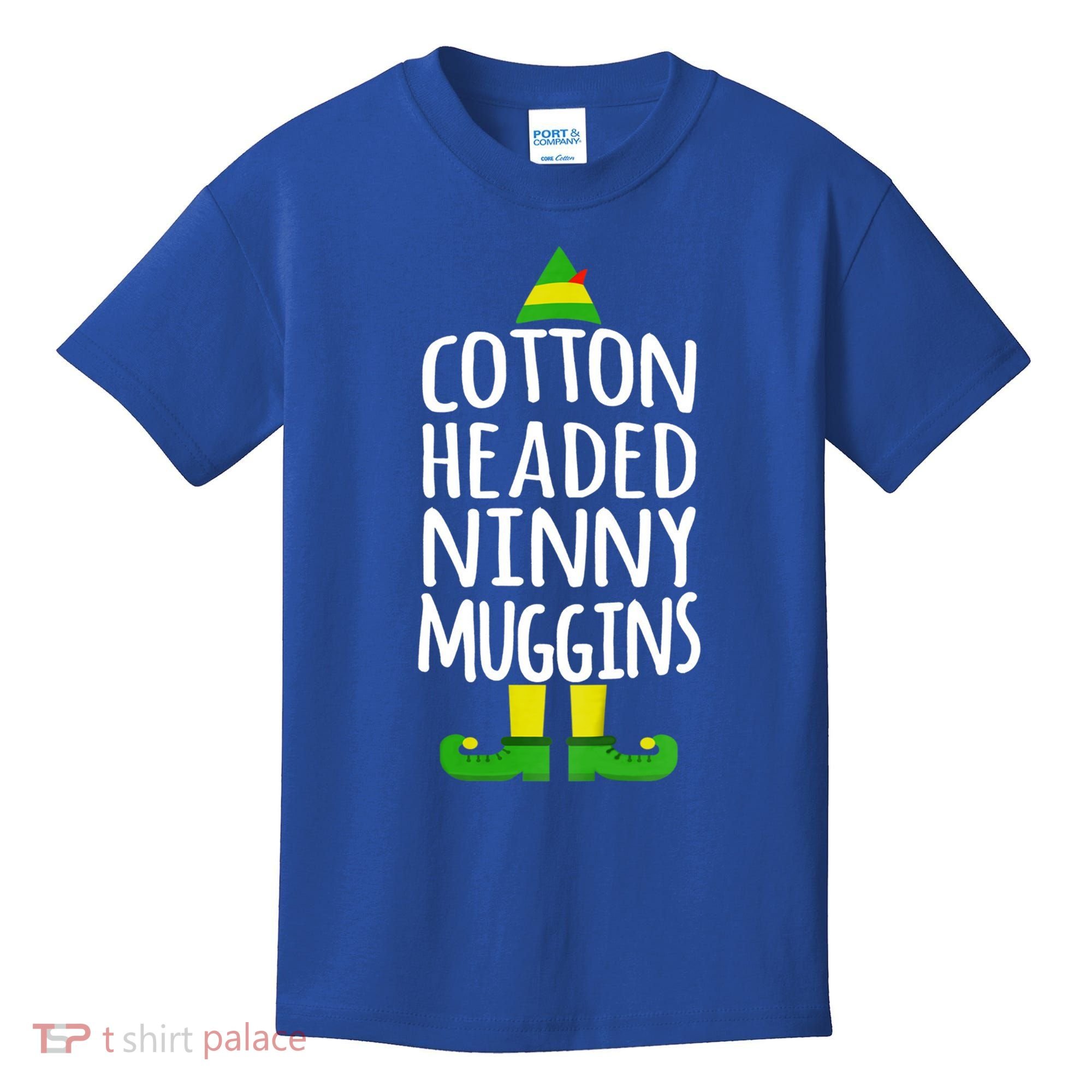 Ninny Muggins! Cotton Headed Funny Christmas Cool Gift Kids T-Shirt