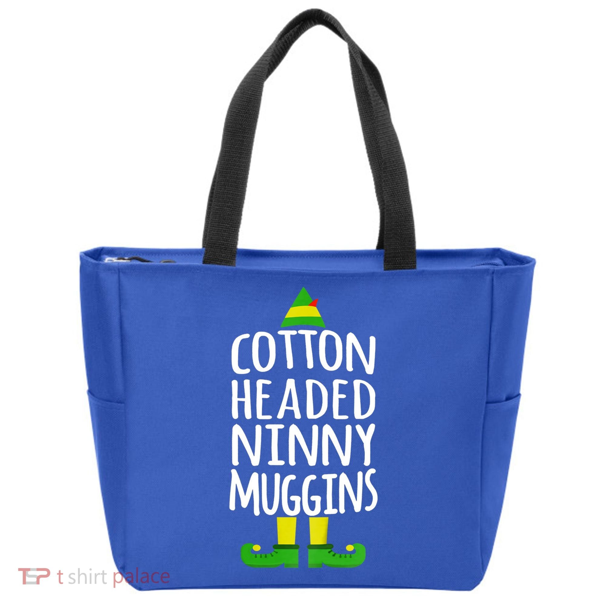 Ninny Muggins! Cotton Headed Funny Christmas Cool Gift Tote Bag