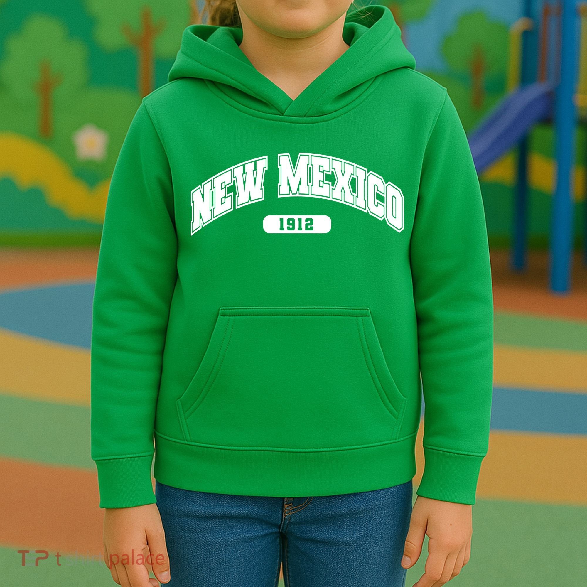 New Mexico Collegiate Style Kids Hoodie