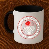 Not My Circus Not My Monkeys Coffee Mug thumb 2