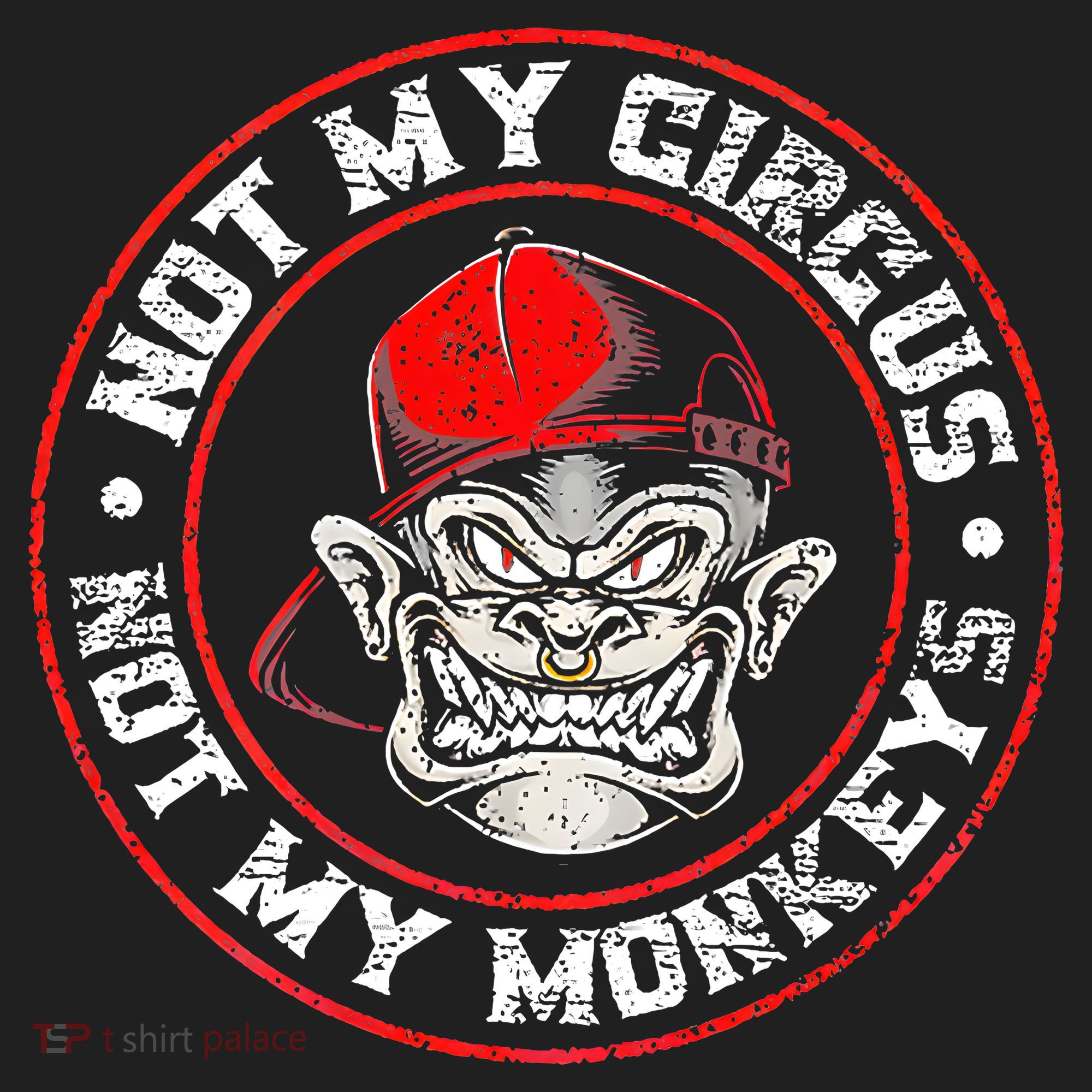 Not My Circus Not My Monkeys Golf Towel