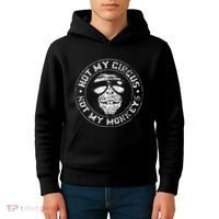 Not My Circus Not My Monkeys Kids Hoodie thumb 4