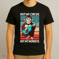 Not My Circus Not My Monkeys Animal Lover T-Shirt thumb 3
