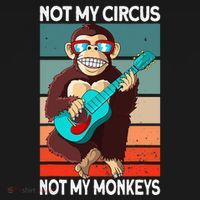 Not My Circus Not My Monkeys Animal Lover T-Shirt thumb 7