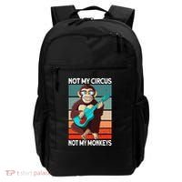 Not My Circus Not My Monkeys Animal Lover Backpack thumb 0