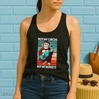 Not My Circus Not My Monkeys Animal Lover Women's Tank Top thumb 2