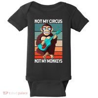 Not My Circus Not My Monkeys Animal Lover Baby Bodysuit thumb 0