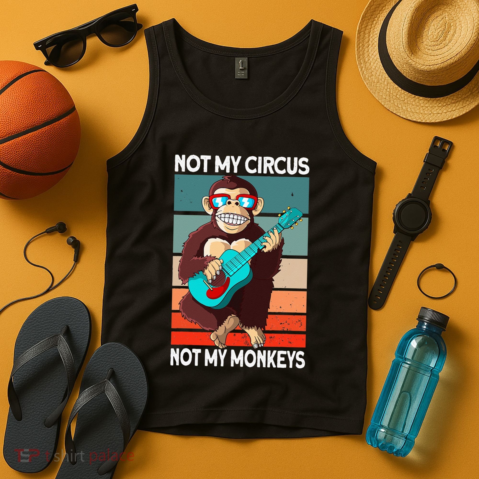 Not My Circus Not My Monkeys Animal Lover Tank Top