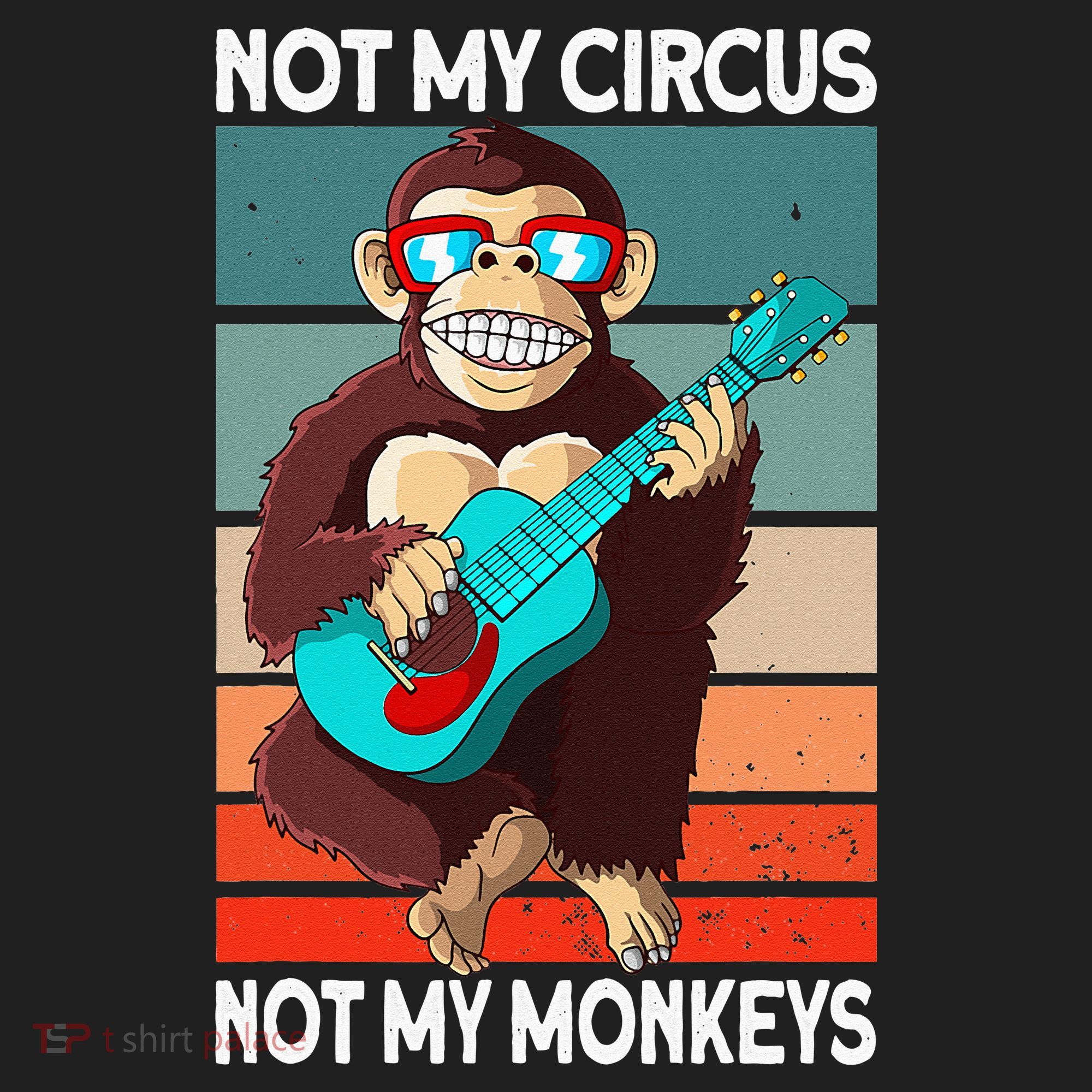 Not My Circus Not My Monkeys Animal Lover Golf Towel