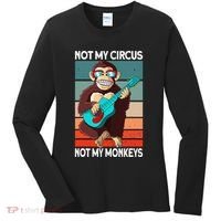 Not My Circus Not My Monkeys Animal Lover Women's Long Sleeve Shirt thumb 0
