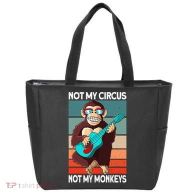 Not My Circus Not My Monkeys Animal Lover Tote Bag