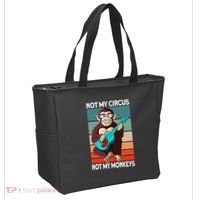 Not My Circus Not My Monkeys Animal Lover Tote Bag thumb 2