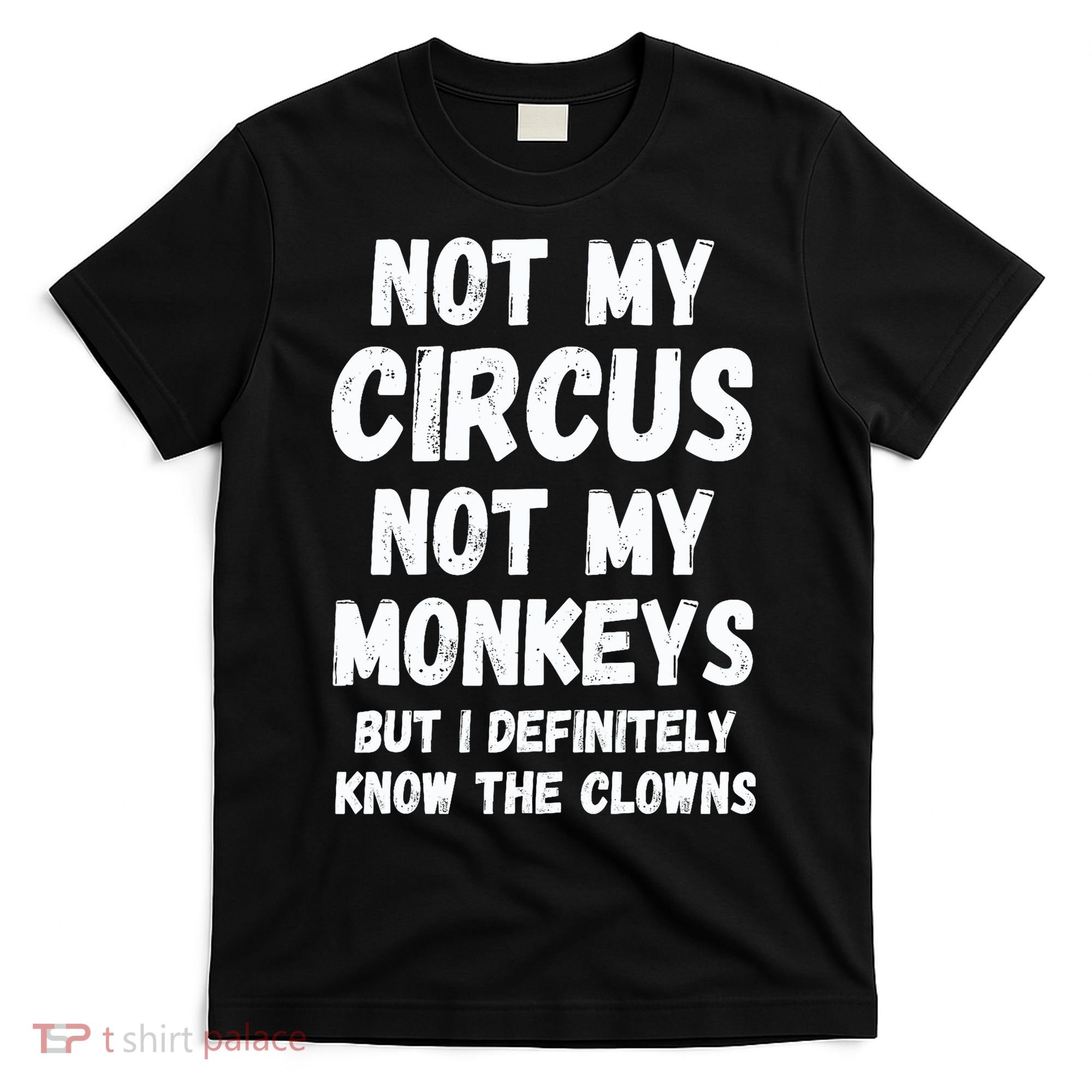 Not My Circus Not My Monkeys But I Definitely Know The Clowns T-Shirt