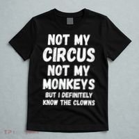 Not My Circus Not My Monkeys But I Definitely Know The Clowns T-Shirt thumb 5