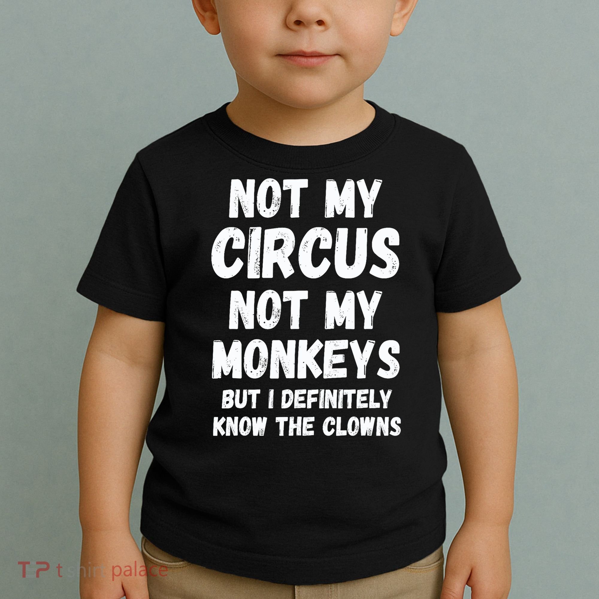 Not My Circus Not My Monkeys But I Definitely Know The Clowns Toddler T-Shirt