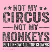Not My Circus Not My Monkeys But I Know All The Clowns Coaster thumb 2