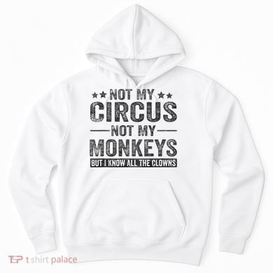 Not My Circus Not My Monkeys But I Know All The Clowns Hoodie